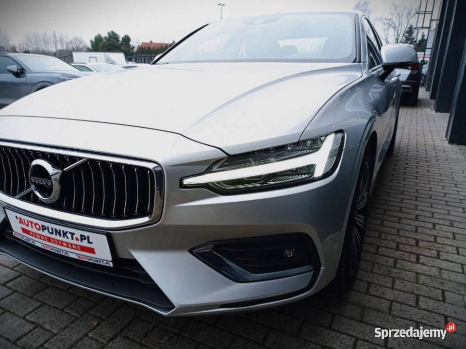 Volvo S60 2021r FV23 FullLED Skóra Drewno małopolskie Kraków sprzedam