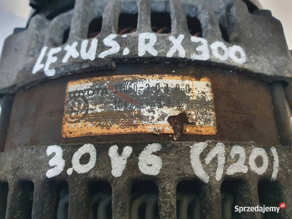 ALTERNATOR Lexus RX300 RX 300 I 30 V6 2706020180 lubelskie Chełm