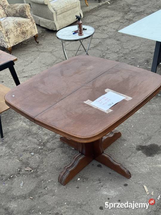 Stół Kuchenny rozkładany na nodze Zielonka