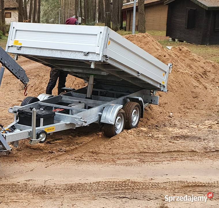 Wynajem przyczepka wywrotka najazdy Skarszewy
