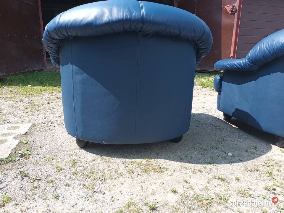 Kanapa sofy skórzane komplet 3 dolnośląskie