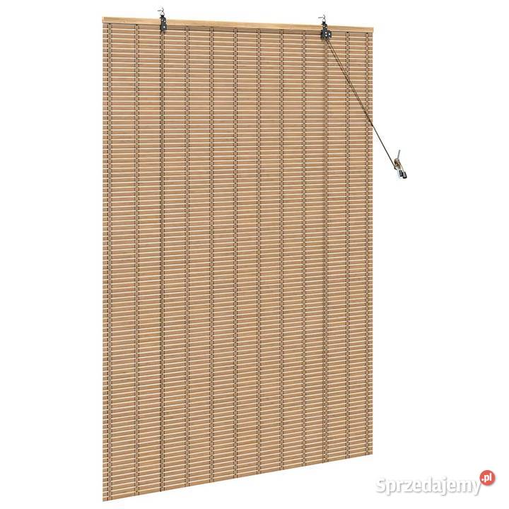 vidaXL Roleta Inny Jasny Brąz 100 x 160 Warszawa