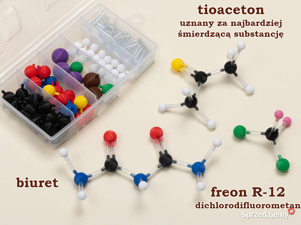 Modele atomów CHEMIA ORGANICZNA szkoła podst 200 Warszawa