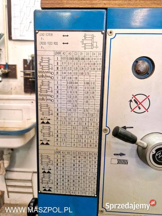 Tokarka uniwersalna DM 1000 A KNUTH FALOWNIK