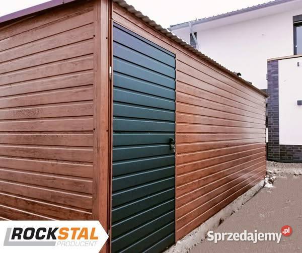 Garaż blaszany blaszak wzmocniona konstrukcja Pabianice