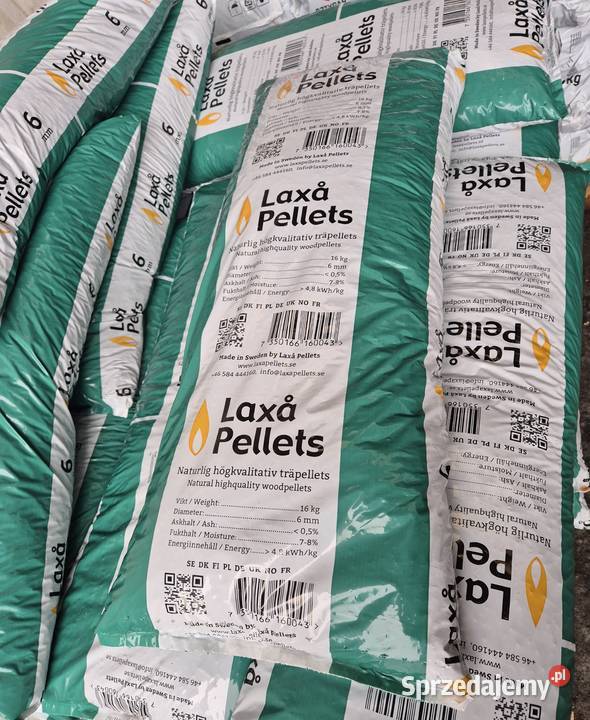 Pellet drzewny Plus A1 6 worki 16 kg paleta 1820 zł Hurt Detal
