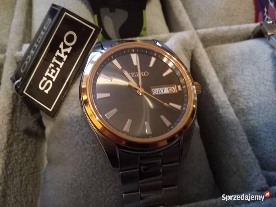 Seiko SUR344P1 piękny zegarek klasy fabrycznie Męskie Włocławek