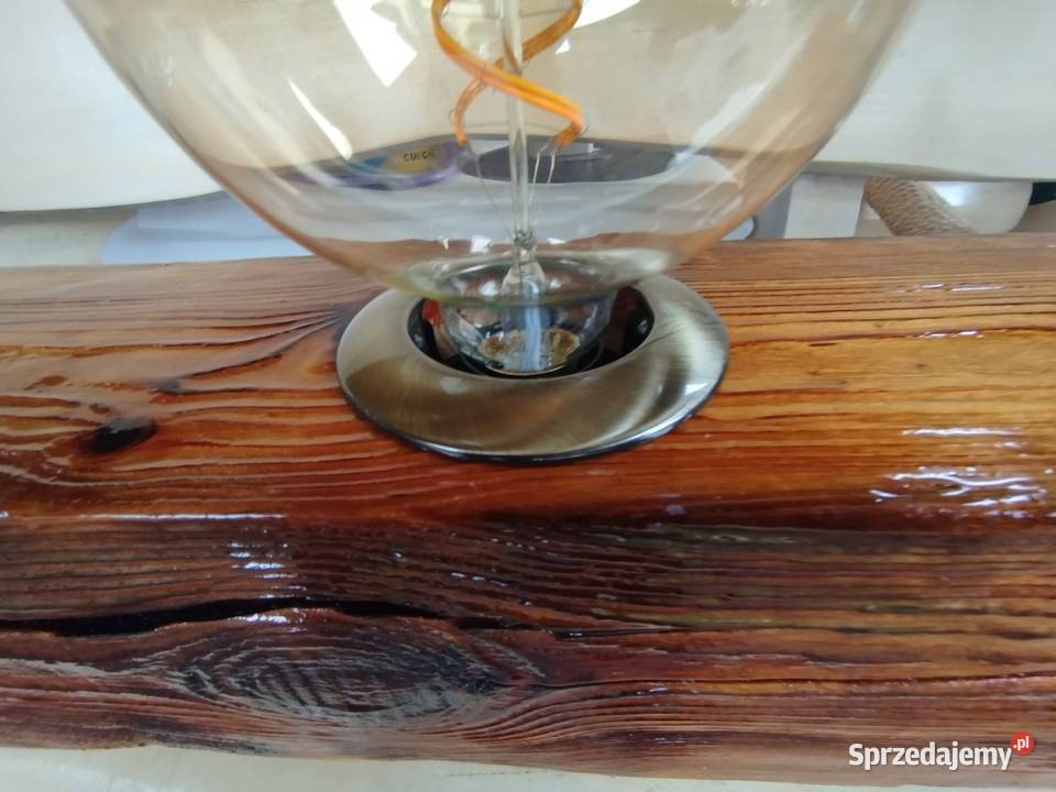 Lampa sufitowa rustykalna OLD WOOD RETRO LSI2B44 Siedlec