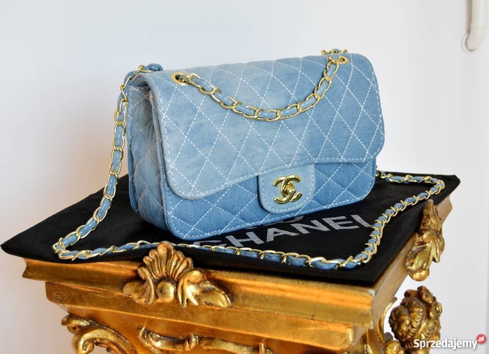 JEANSOWA TOREBKA CHANEL PIKOWANA CHANELKA Bydgoszcz