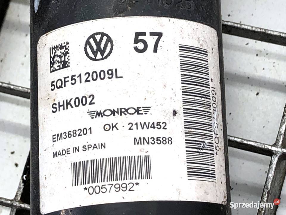 AMORTYZATOR LEWY TYŁ SKODA KODIAQ SUV 5QF512009L