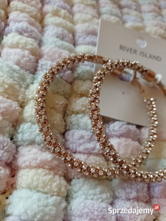 RIVER ISLAND Duże bogato zdobione kolczyki koła