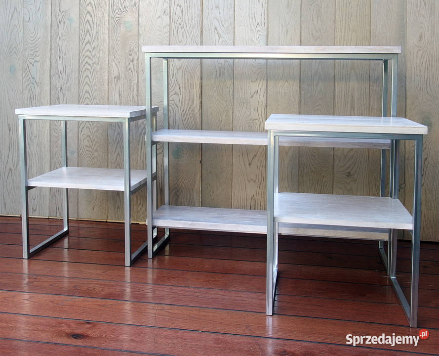 Regał półka dąb bielony zestaw 80cm Radomsko sprzedam