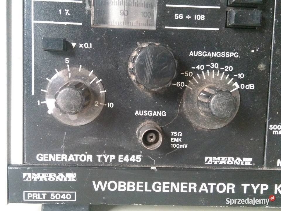 Meratronik K937 Generator wobulator lata 70 Warszawa
