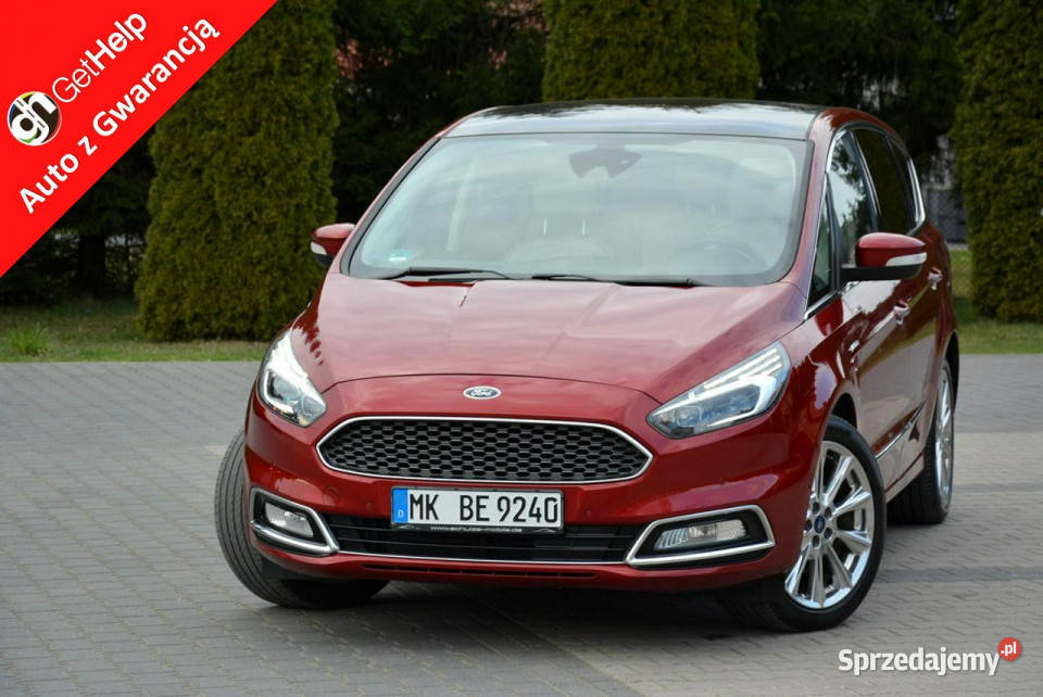 Ford S Vignale Radar ACC Navi Full Led Skóry podgrzewane fotele Ford Ostrów Mazowiecka