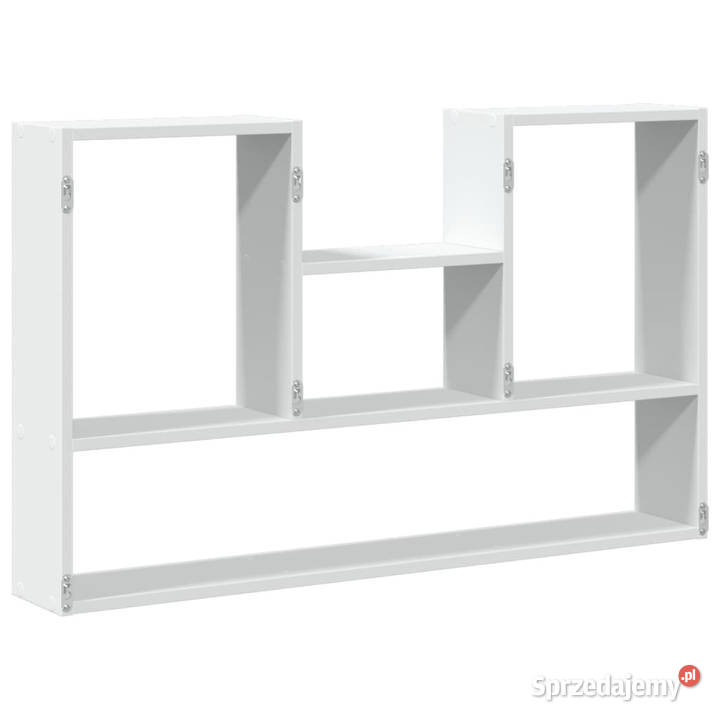 Półka ścienna biała 99x15x60 materiał Warszawa