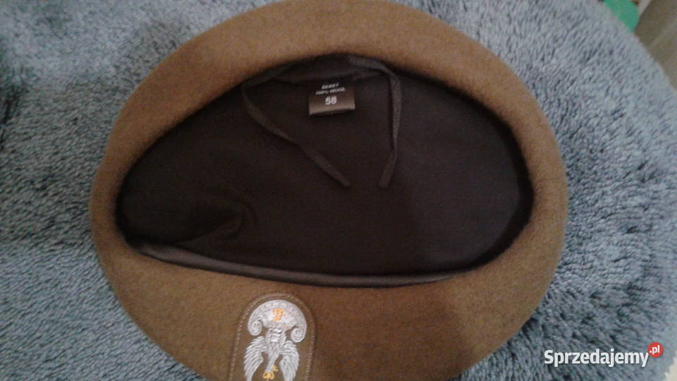 Beret oliwkowy wojskowy Ostrołęka