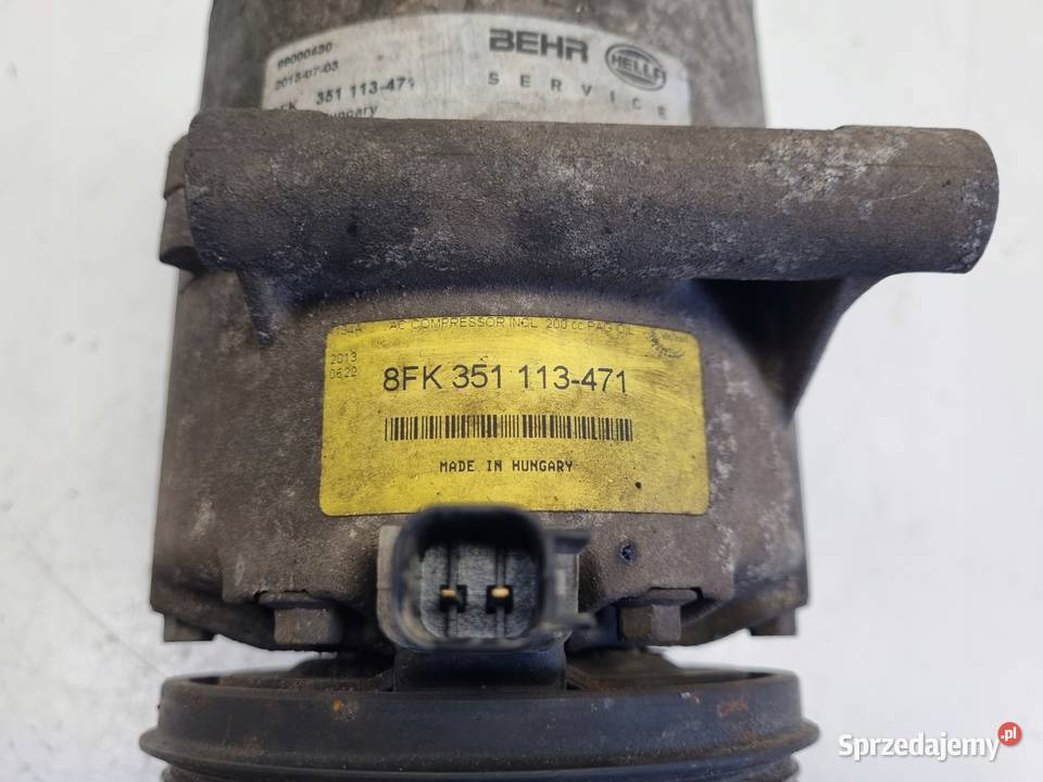 SPRĘŻARKA KLIMATYZACJI Ford C 16 16V Rudka