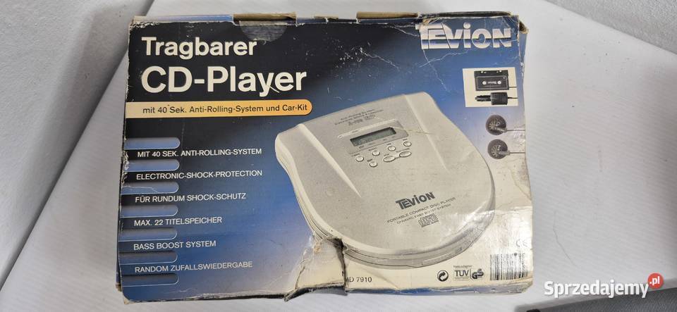 Retro Discman TEVION MD 7910 NOWY Kolekcjonerski Biłgoraj