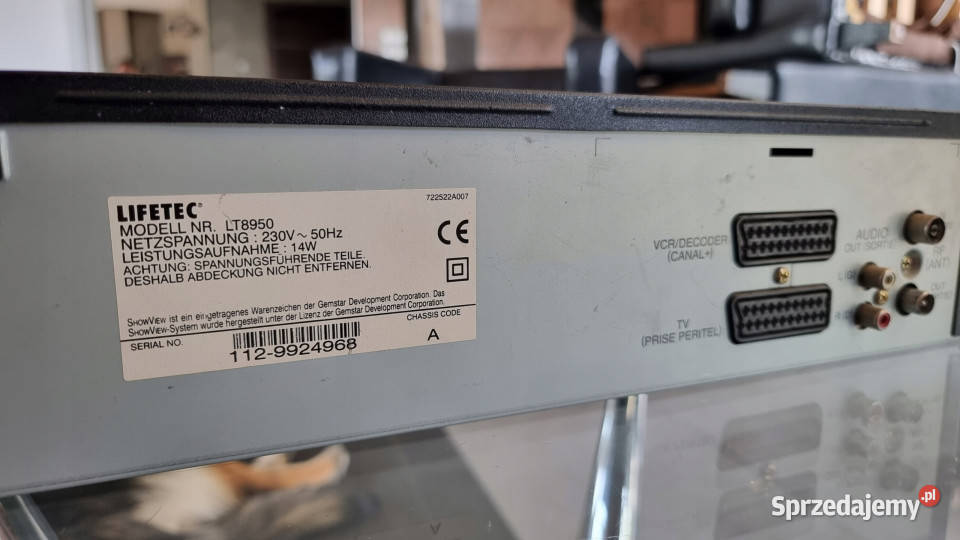 Video magnetowid Lifetec LT8950 LT 8950 6 head