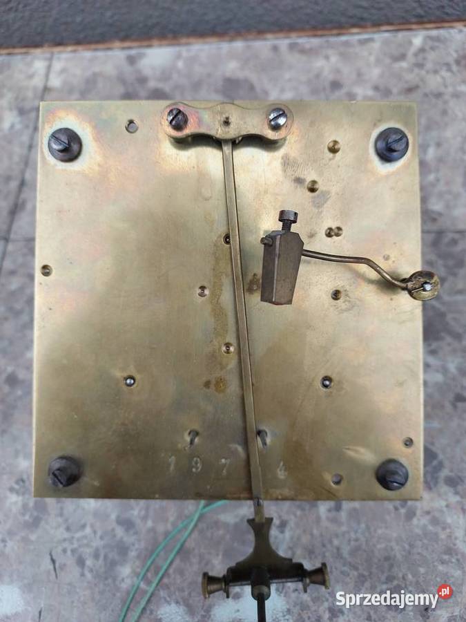 721 Mechanizm starego zegara linkowego żyłkowego pomorskie Tczew