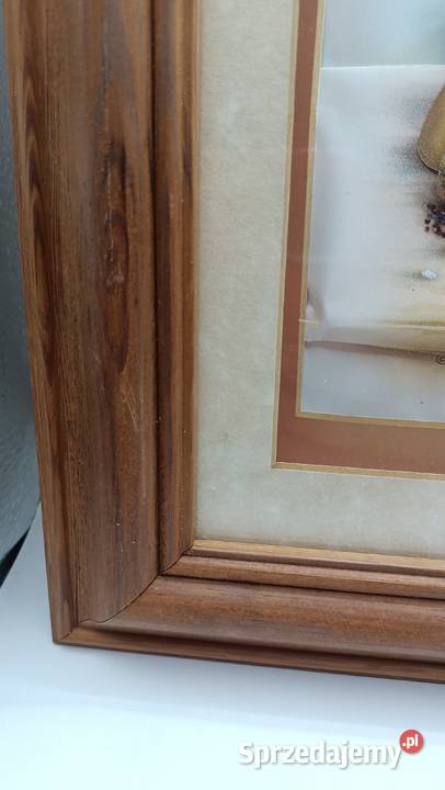 Obraz w ramie szkłem Kuchenny blat Zamość