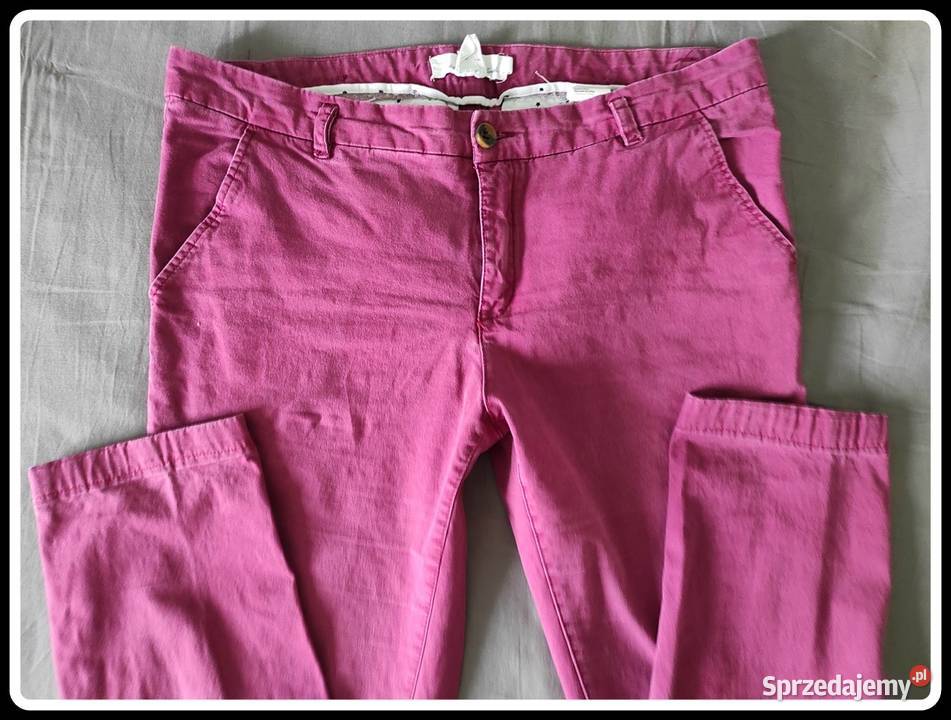 burgundowe spodnie damskie HM 42 XL sprzedam