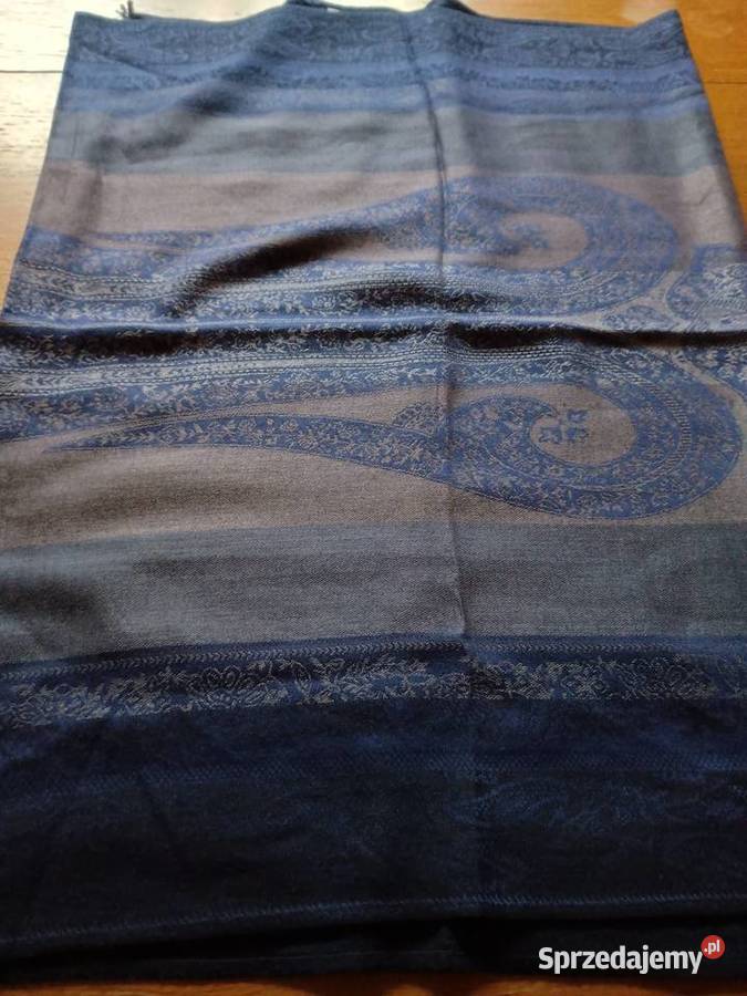 Szal damski 188x68kaszmir z jedwabiem pomorskie Tczew sprzedam