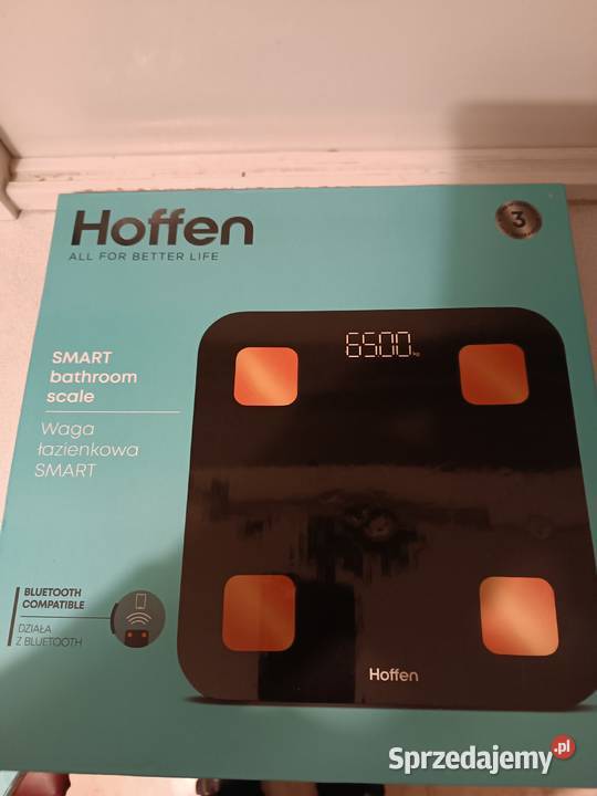 Waga łazienkowa Hoffen czarna SMART Łazienkowe Kędzierzyn-Koźle