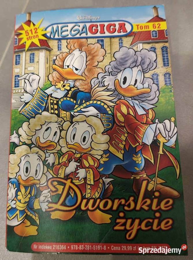 Zestaw 6 książek Kaczora Donalda Komiksy Toruń