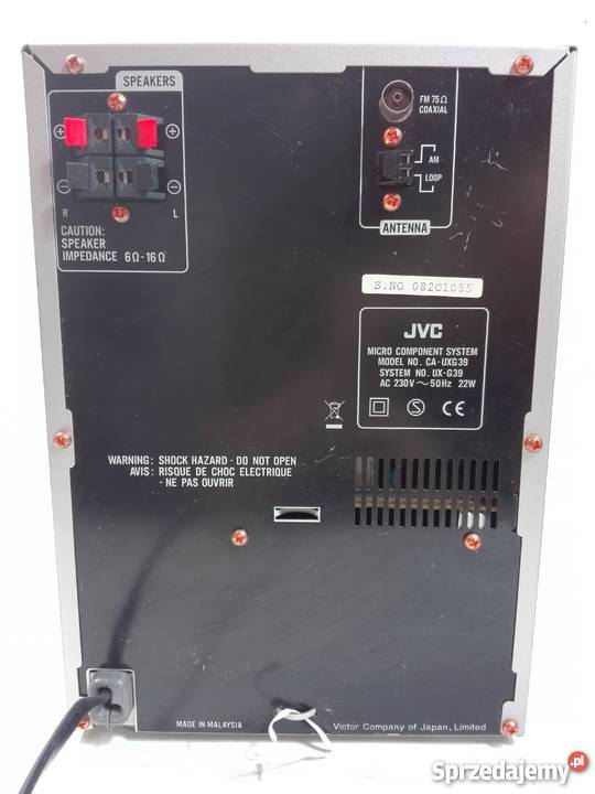 Mini wieża JVC UXG39