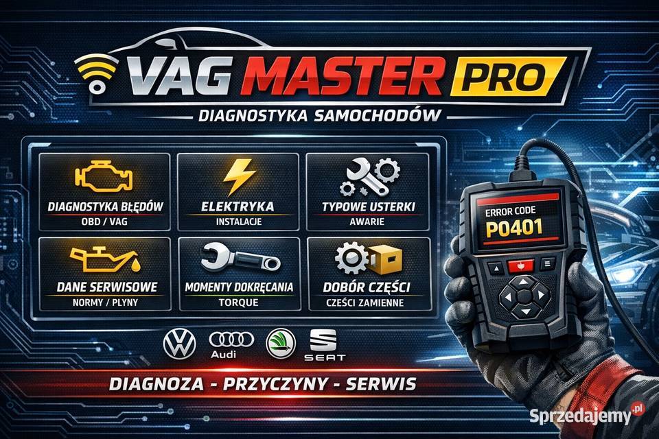 Program diagnostyczny VAG Volkswagen Audi koda Oprogramowanie wielkopolskie