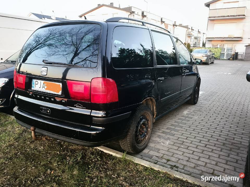Alhambra na budowę 19 TDi 2006 Hak na grzyby na Alhambra Jarocin