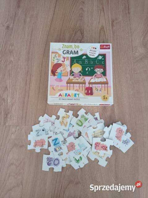Trefl Znam bo GRAM ALFABET 32 dwustronne puzzle Chorzów