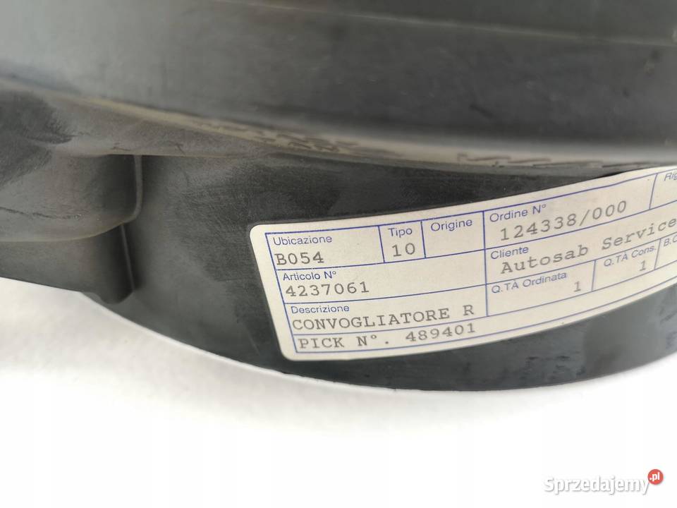 OBUDOWA WENTYLATORA SAAB 93 9800 ORYGINAŁ ASO osobowe
