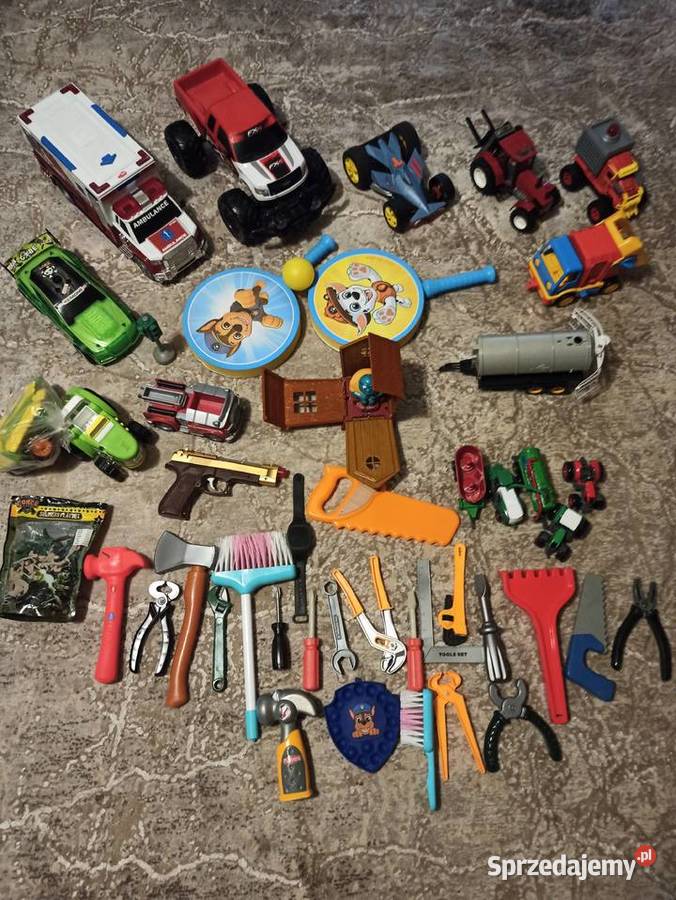 Zestaw używanych zabawek zabawki dzieci
