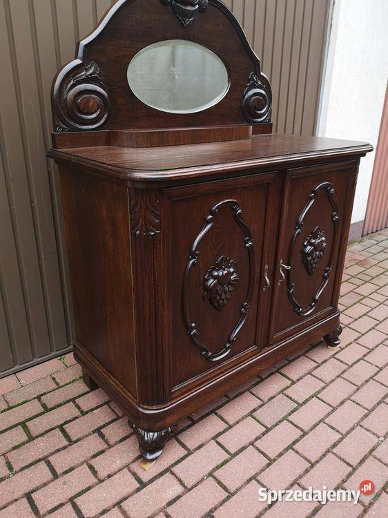 Komoda Pomocnik Dębowy Okazały Stary Antyk Swarzędz