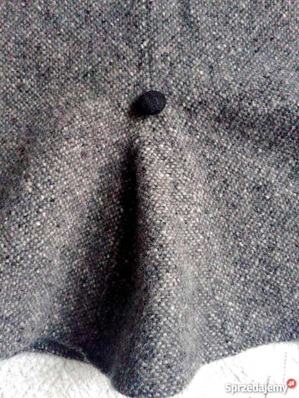 Szara wełniana tweedowa spódnica śląskie Katowice