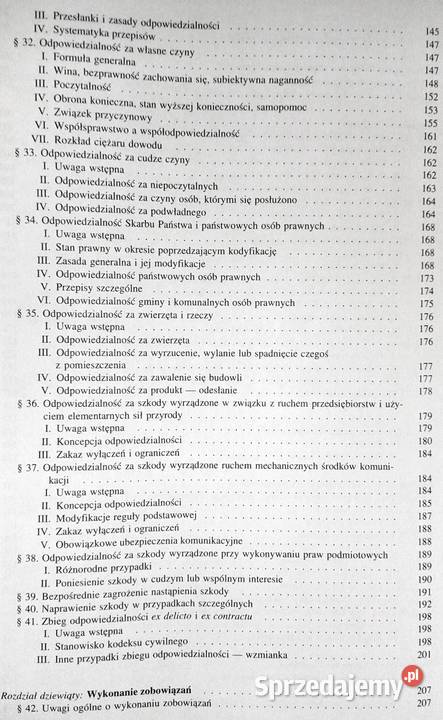 Zobowiązania Zarys wykładu Witold Czachórski Chełm sprzedam