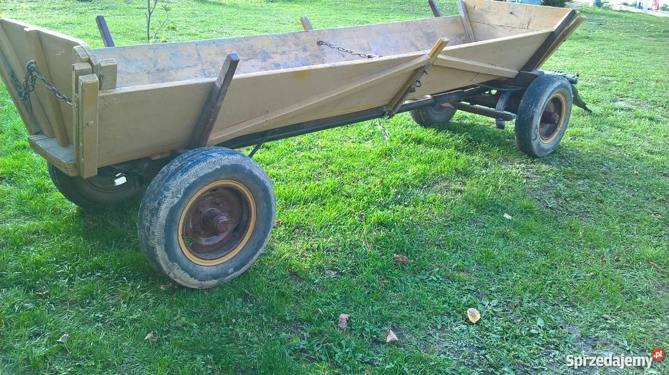 Wóz rolniczy konny do ciągnika Puławy