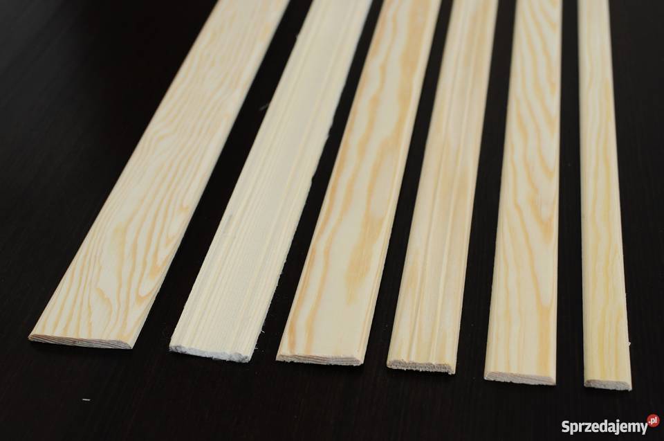 Drewniane listwy płaskie Toruń