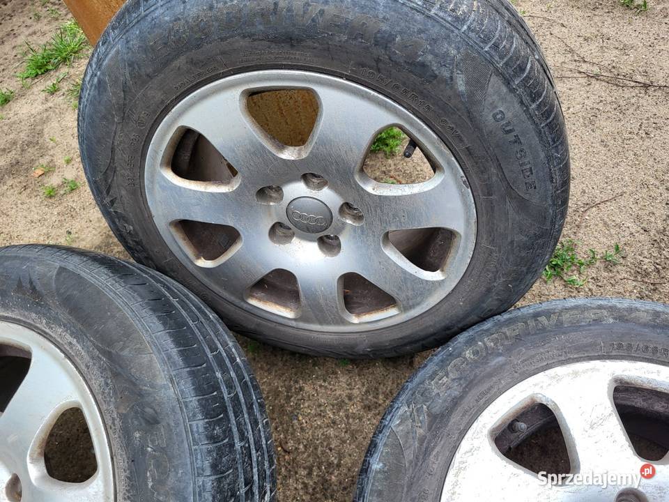 19565 15 felgi aluminiowe 5x112 audi a4 b6 i aluminiowe mazowieckie Pułtusk sprzedam