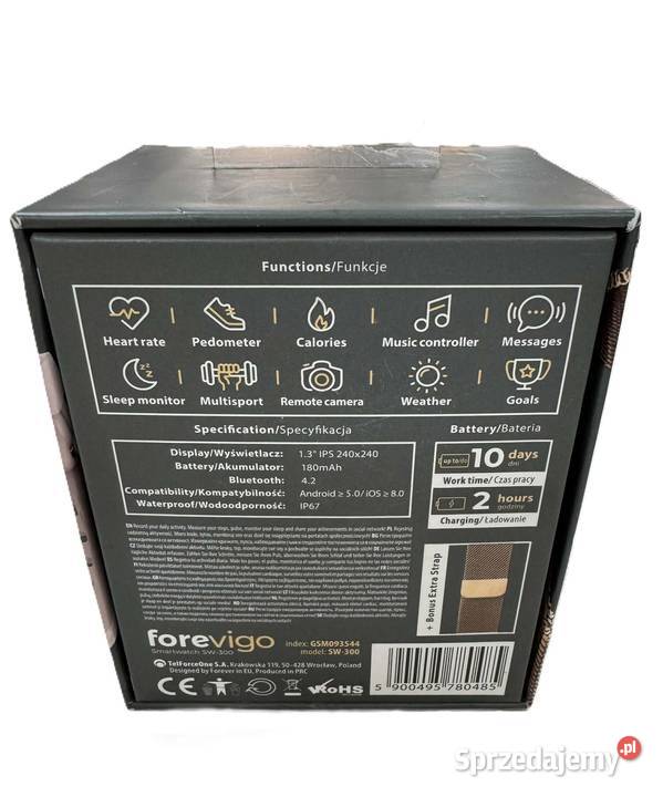 Smartwatch Forever SW300 warmińsko-mazurskie Elbląg sprzedam