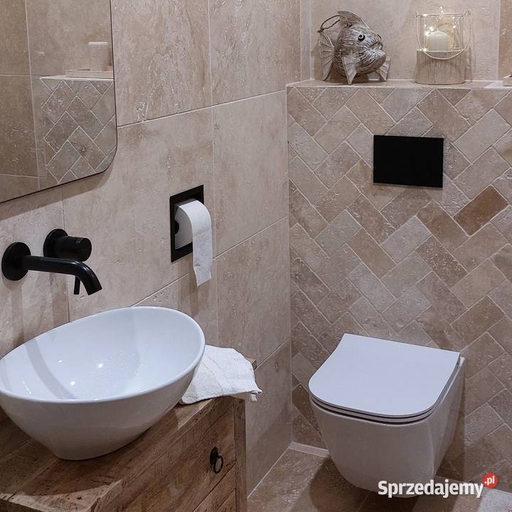 Płytki Trawertyn Classic bębnowany 15x75x1 Gdynia