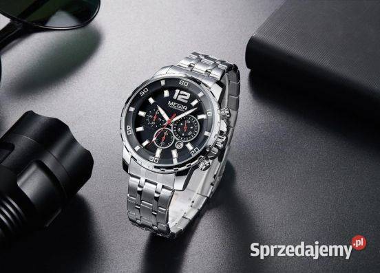 Zegarek MEGIR Optic Black MS2068G1 Chronograf Rzeszów