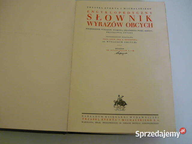 Encyklopedyczny słownik wyrazów obcych Myszków