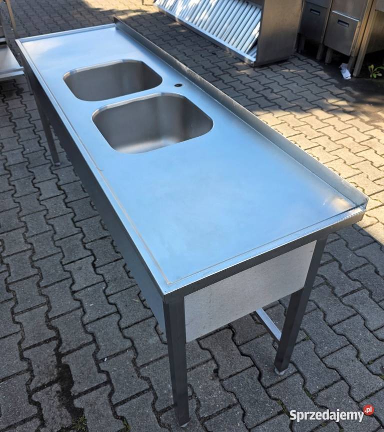 Zlew 2 Komorowy Z Blatem Roboczym 2006085 M1043 Gastronomia sprzedam