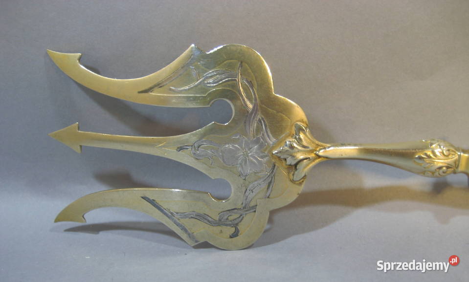 Srebrny Widelec Stolowy Minerwa