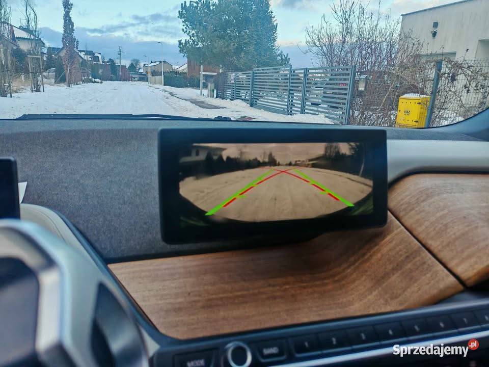 Piękne BMW i3 REX Zielone tablice Duchnice