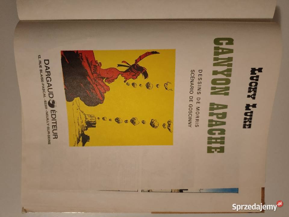 Lucky Luke Canyon Apache 1977 Morris Goscinny Kościan sprzedam