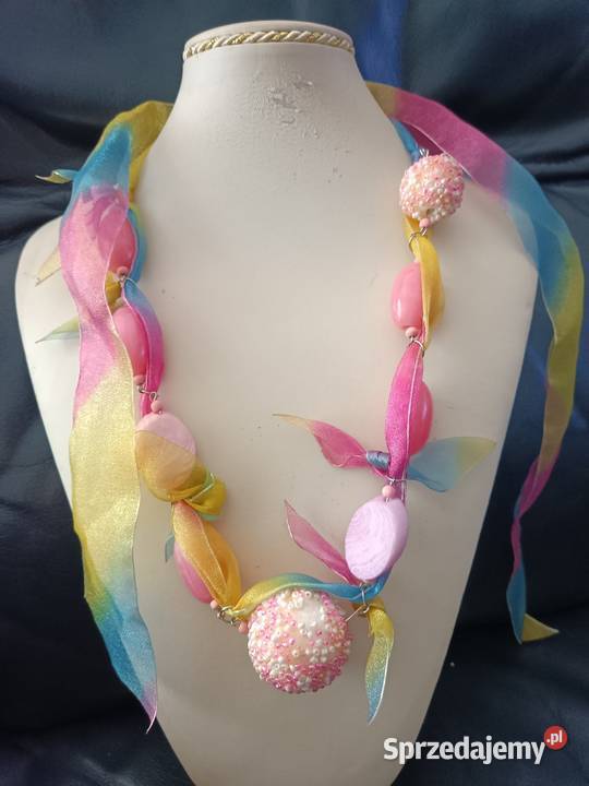 Kolorowe korale naszyjnik Białystok